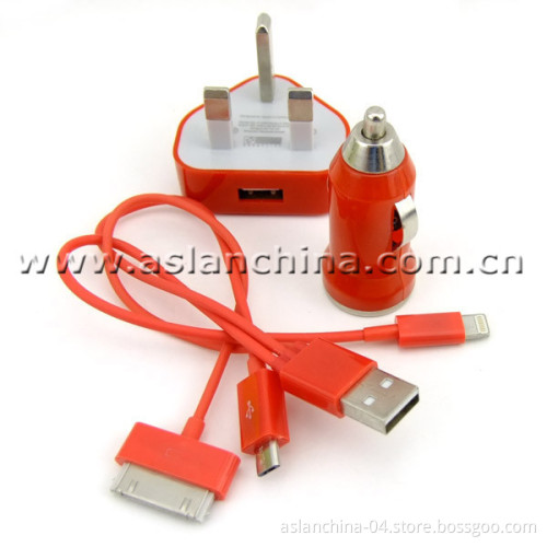Multi USB 3 in 1 Charger Set for iPhone5 Verified (AK-056)